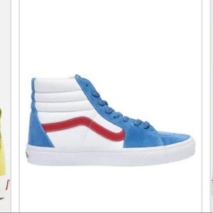 Red/White/Blue High Tops - Vans - NWT 🏷